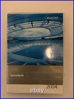 Software With License Autodesk AutoCAD 2004 Acad 2004 Fr Cdsl FS