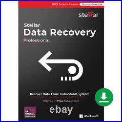 Stellar Data Recovery Professional for Windows Email Delivery Download