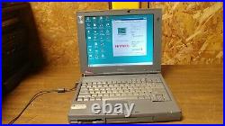 Vintage Hitachi VisionBook Pro 7340 Laptop Windows 95 operating system 133 MHz