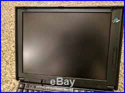 Vintage IBM ThinkPad 380ED Laptop Windows 98 SE Operating system CD Floppy