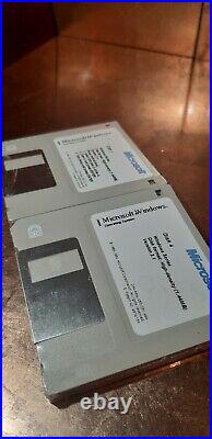 Vintage Microsoft Windows Version 3.1 on 3.5 Floppy Disk NEW SEALED Rare HD