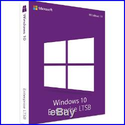 Windows 10 Enterprise LTSB 2016 Key for 20 PCs Digital Delivery