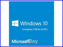 Windows 10 Enterprise LTSB 2016 for 50 PCs Trusted Seller with High Feedback