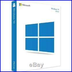 Windows 10 Home 64Bit & 32Bit DVD & USB Vollversion Original Key NEU