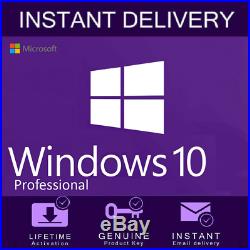 Windows 10 Pro 32/64 bit Instant Multilanguage Original License Key