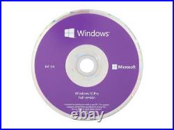 Windows 10 Pro 64-Bit Installation / Recovery Disc Key Included (OEM)