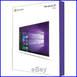 Windows 10 Professional Pro 64Bit Original DVD Deutsch Vollversion inkl. Key NEU