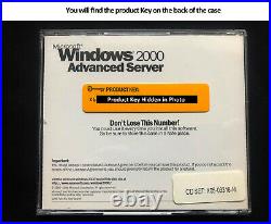 Windows 2000 Advanced Server (1 Server/s, 25 CAL/s) ENGLISH C10-00010 NEW