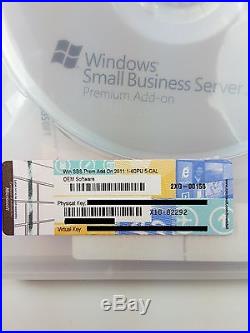 Windows 2011 Small Business Server SBS Premium Add-on 64bit inkl 5 CAL 2XG-00155