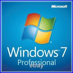 Windows 7 Professional 64 bit License WithDVD Full Version English