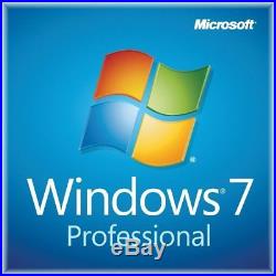 Windows 7 Professional SP1 64bit System Builder DVD 1 Pack FQC-08289 Brand New