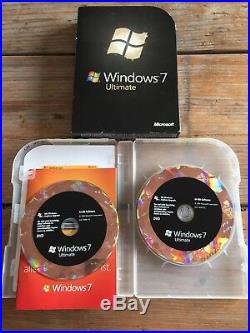 Windows 7 Ultimate, Retail Vollversion, 32+64 Bit, Deutsch mit MwSt Rechnung