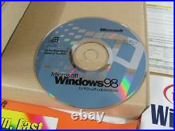 Windows 98 Boot Disk (floppy) + CD With Product Key Open Box Sealed with Extras