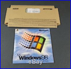Windows 98 New Version CD-ROM Box Full Complete Set System+key Win98