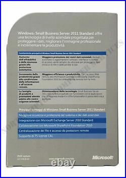Windows SBS 2011 Small Business Server Standard (Italian)+ 5 CALS T72-02726 -VAT