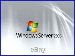 Windows Server 2008 R2 Standard x64 Full 4 CPU License + 20 CAL + Install