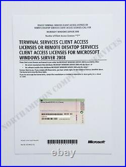 Windows Server 2008 /R2 Terminal Services 5 CAL RDS HP Remote Desktop 599195-B21