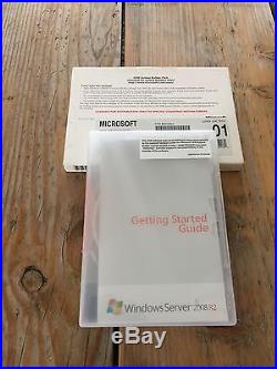 Windows Server 2008 Standard R2, mit 5 Clients, englisch mit MwSt Rechnung