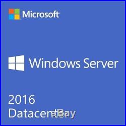 Windows Server 2016 DATACENTER Core+RDS 50 User + 50 Device CALs (3 Licenses)