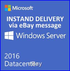 Windows Server 2016 Data Center License Key Life Time Activation + Download