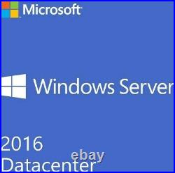Windows Server 2016 Datacenter Full Version Digital License (Key & DL Access)