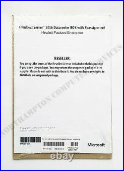 Windows Server 2016 Datacenter HP with Reassignment Rights 16 Core 871156-002 -VAT