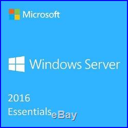 Windows Server 2016 Essentials Retail Sealed 25 Users / 50 Devices