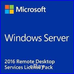 Windows Server 2016 RDS CAL 50 User License Key, Remote Desktop Services