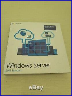 Windows Server 2016 Standard 10 CAL (P73-07113) New Retail Box DVD %