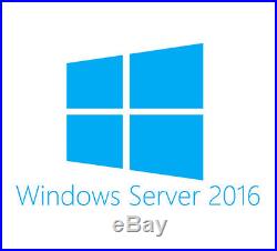 Windows Server 2016 Standard Box (OEM) DSP OEI DVD 16Core, Made in Ireland (EU)