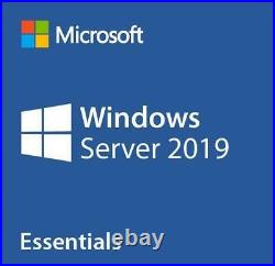 Windows Server 2019 Essentials / Data Center / Standard + License + RDS CALs
