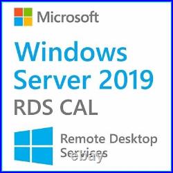 Windows Server 2019 Remote Desktop RDS Licenses 50 Users / Devices