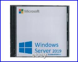 Windows Server 2019 Standard Edition with 50 CALs. New, complete, retail