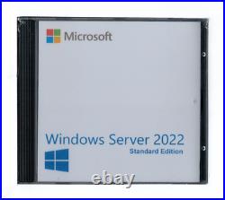 Windows Server 2022 Standard Edition with 50 CALs. New, complete, retail