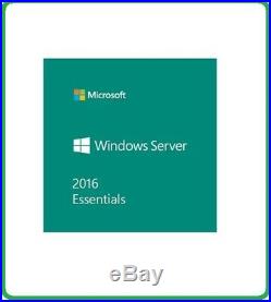 Windows Server Essentials 2016 64 Bit English OEM DVD 50 Device & 25 USER CALs