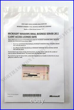 Windows Small Business Server 2011 DELL 5 User CALS Standard SBS 0JX7F6 VAT