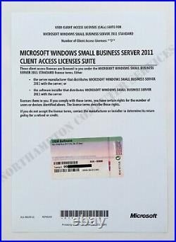Windows Small Business Server 2011 OEM 5 User CALS Standard SBS 6UA-03599 -VAT