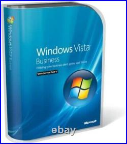 Windows Vista Business with SP1 Full Version 32 Bit (66J-06360) RRP £299 Eb