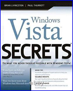 Windows Vista Secrets, Thurrott, Paul