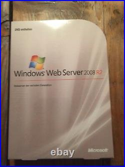 Windows Web Server 2008 R2, Deutsch DVD, Vollversion mit MwSt-Rechnung
