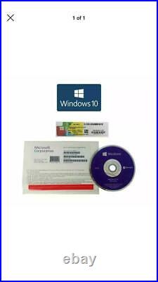 X10 PACK Microsoft Windows 10 Pro Professional 64Bit DVD Disk & COA Builder Pack